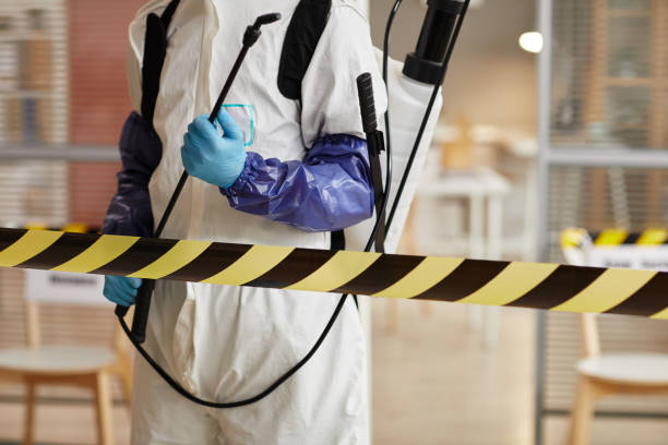 Professional Blood Cleanup technician working in Lawrenceville, VA